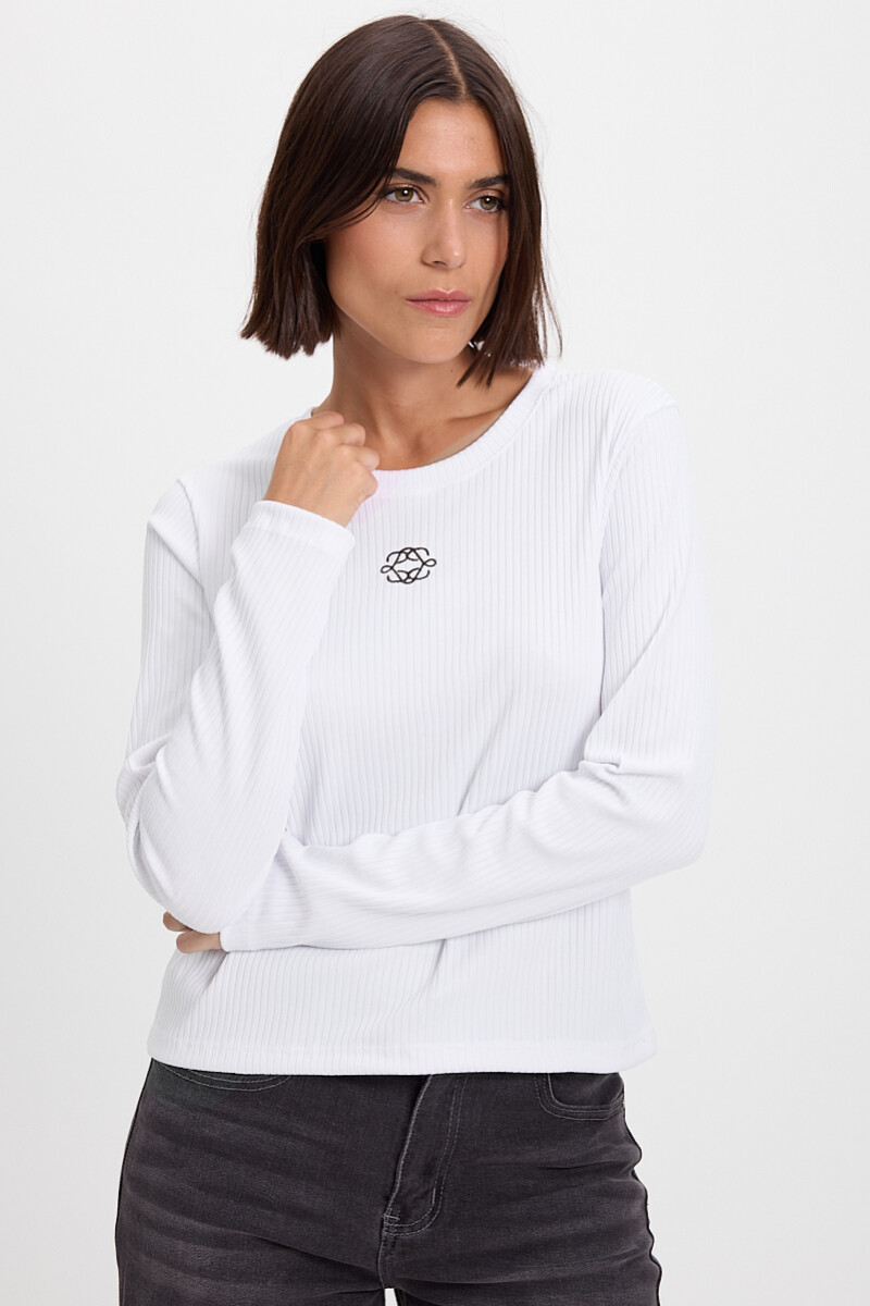 Remera Piel Blanco