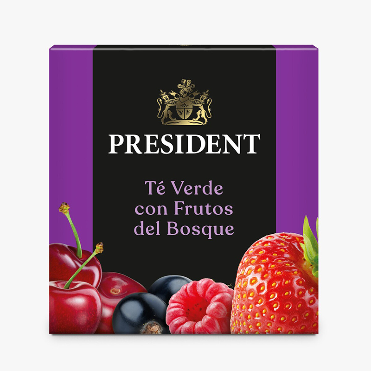 Té President línea sabores - Té verde con frutos del bosque 