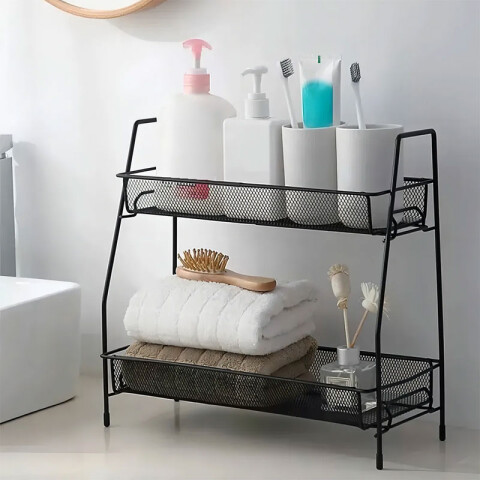 OUTLET Organizador Baño Metal para apoyar mesa 31x17x33cm Outlet Organizador Baño Metal Para Apoyar Mesa 31x17x33cm