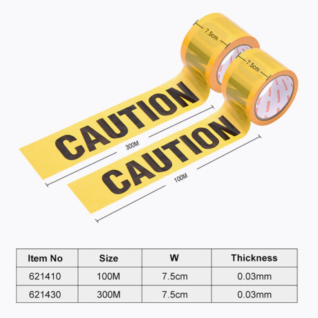 CINTA ADVERTENCIA SEGURIDAD 75MM X 100 MT HARDEN ++ N/a
