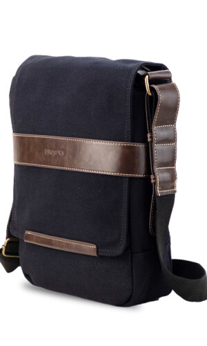 MATERA C/TAPA GUINEA - CANVAS NEGRO