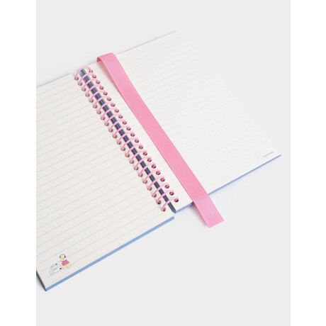 Cuaderno A5 Vynil Club Azul Celeste