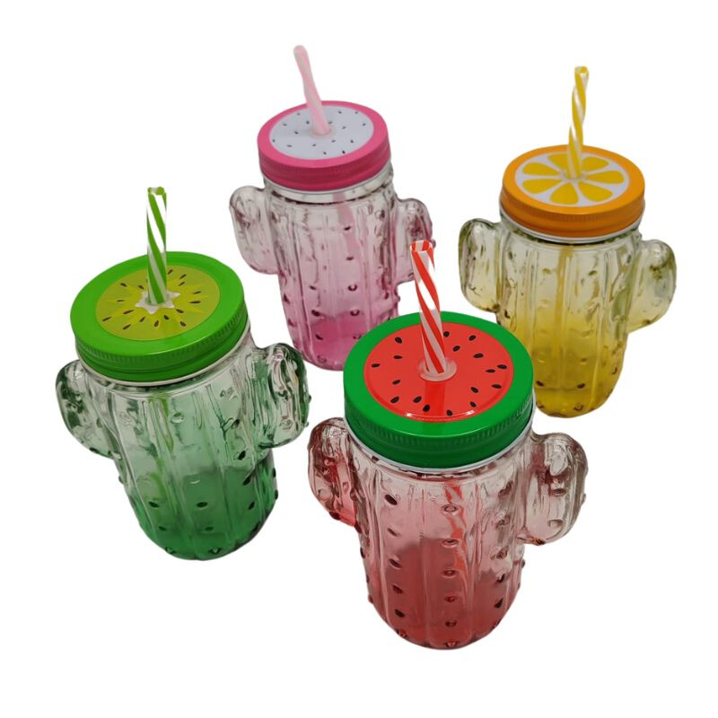 Vaso de Vidrios Diseño Frutas Kiwi