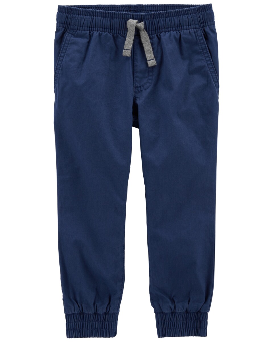 Pantalón de popelina forrado. Talles 12-24M 