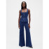 SL ZIP FRONT VEST - DK PALMER DARK WASH
