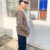 Pantalon con felpa N+ Azul