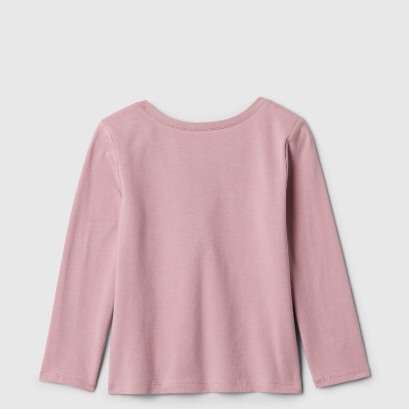 V-FRCH LS BF LOGO T LILAS PINK 16-1708 TCX