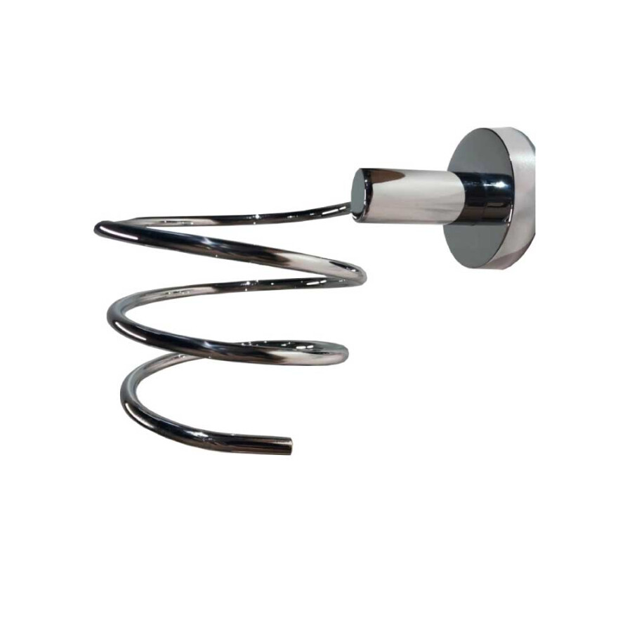 Soporte para Secador de Pelo Cromado Linea Round Soporte para Secador de Pelo Cromado Linea Round