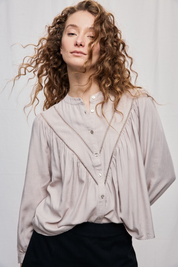 CAMISA MACA Beige