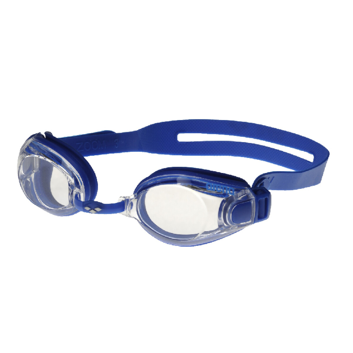 Lentes De Natación Para Adultos Arena Zoom X-Fit Goggles - Transparente y Azul 