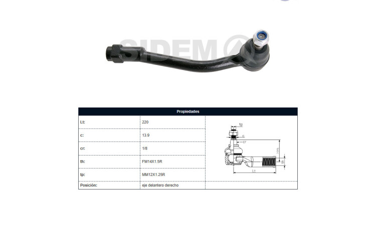 Puntero Hyundai H1 Carroceria Tq Starex 05-25 Der Puntero Hyundai H1 Carroceria Tq Starex 05-25 Der