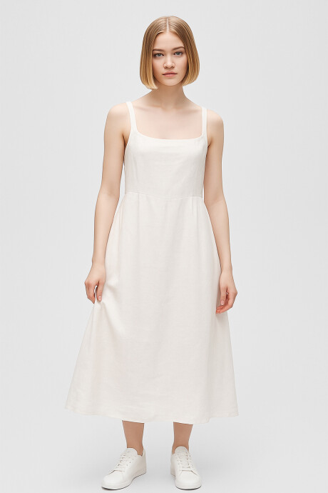 Vestido Mikra Marfil / Off White
