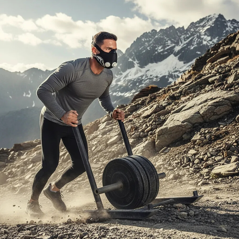 Mascara de Entrenamiento - Fitness - Funcional - Running - CrossFit TALLE S
