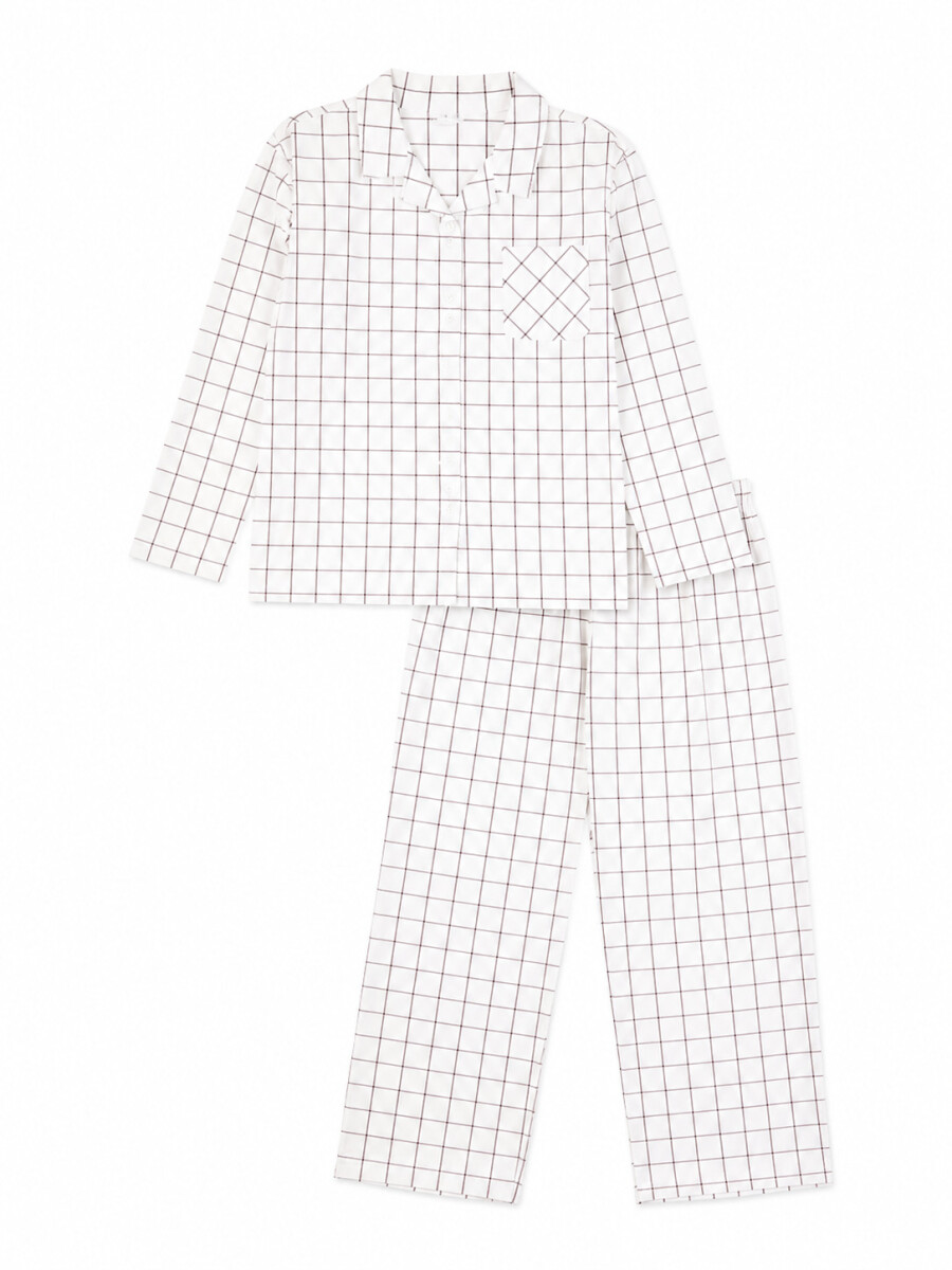 PIJAMA CONJUNTO PANTALON CAMISA - VARIANTE 2 