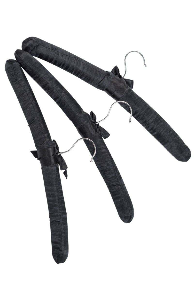 PACK 3 PERCHAS DE SEDA - NEGRO 
