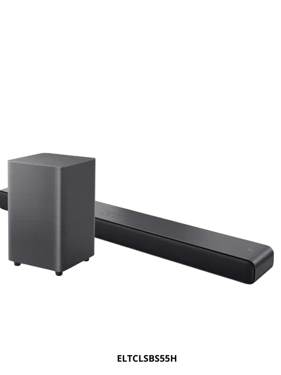 SOUNDBAR TCL S55H 2.1 CH DOLBY ATMOS C/ SUBWOOFER - Unica 