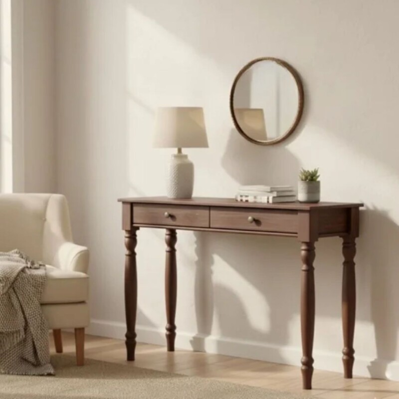 Aparador con 2 Cajones Café Línea Rubi Finestra 100% Madera Maciza Aparador con 2 Cajones Café Línea Rubi Finestra 100% Madera Maciza