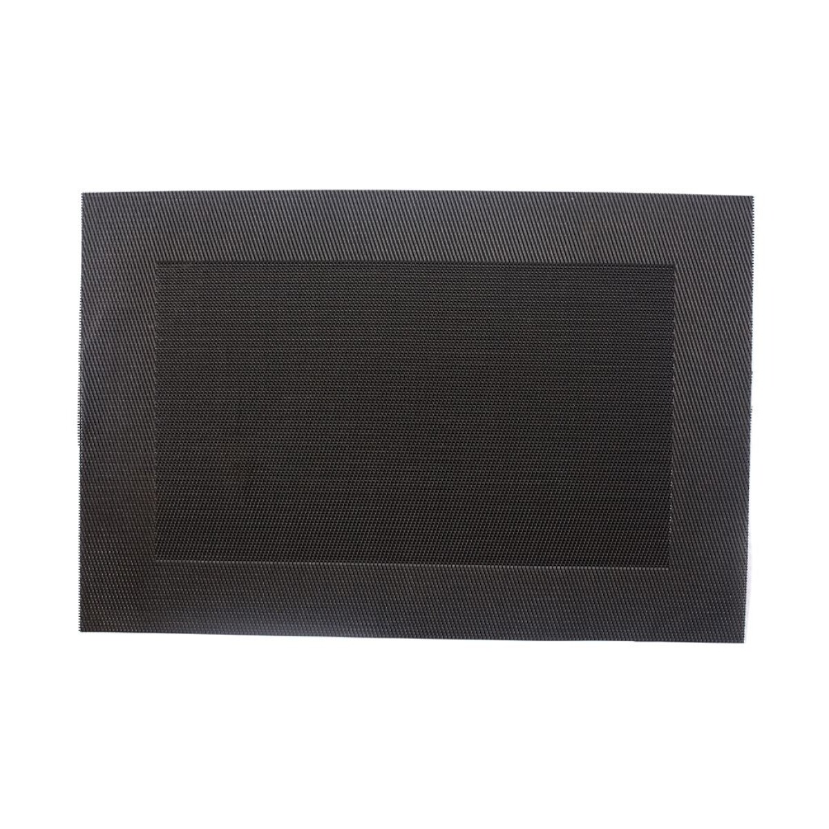 INDIVIDUAL PVC DISEÑO RECUADRO GRAFITO 47x30CM — Deco Hogar