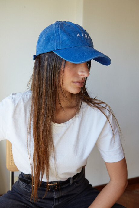 GORRA AIRE CAP LOGO WASHED BLUE