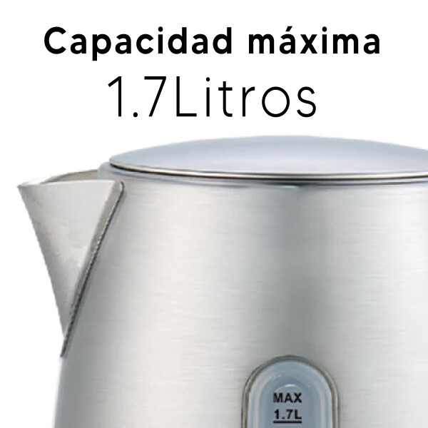 Jarra Eléctrica Midea Mk-17s30b2 1.7l Inox JARRA ELECTRICA MIDEA 1.7L 17S30B2 INOX