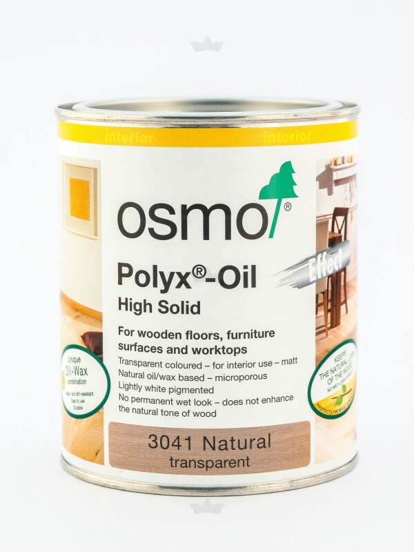 OSMO 3041 ACEITE-CERA EFECTO NATURAL 0.75 LT. N/A