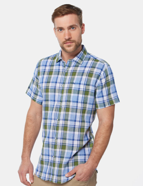 CAMISA DE LINO Verde