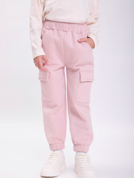 Pantalón deportivo cargo Rosa