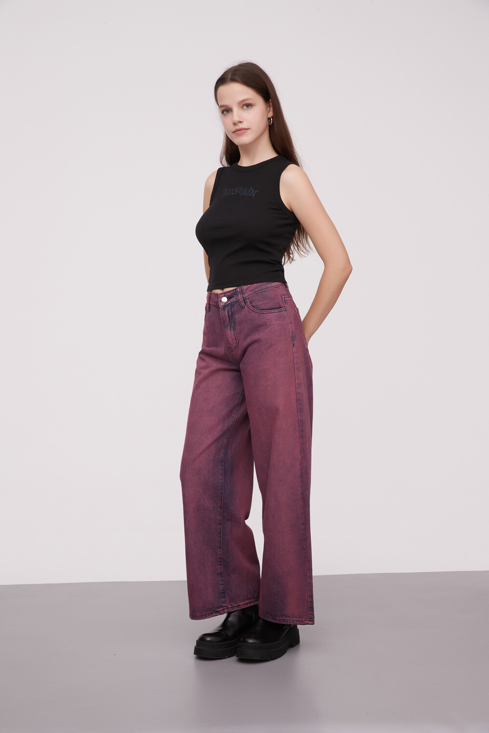 Pantalon Pil Magenta