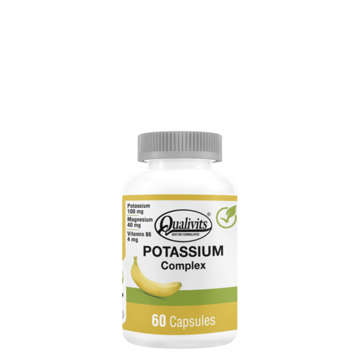 Suplemento Qualivits Potassium Complex x 60 caps. - Amarillo 