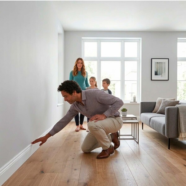 Zócalo De Pvc Plasbil 15mm X 70mm X 2,40M Blanco Pasa Cable Color Blanco