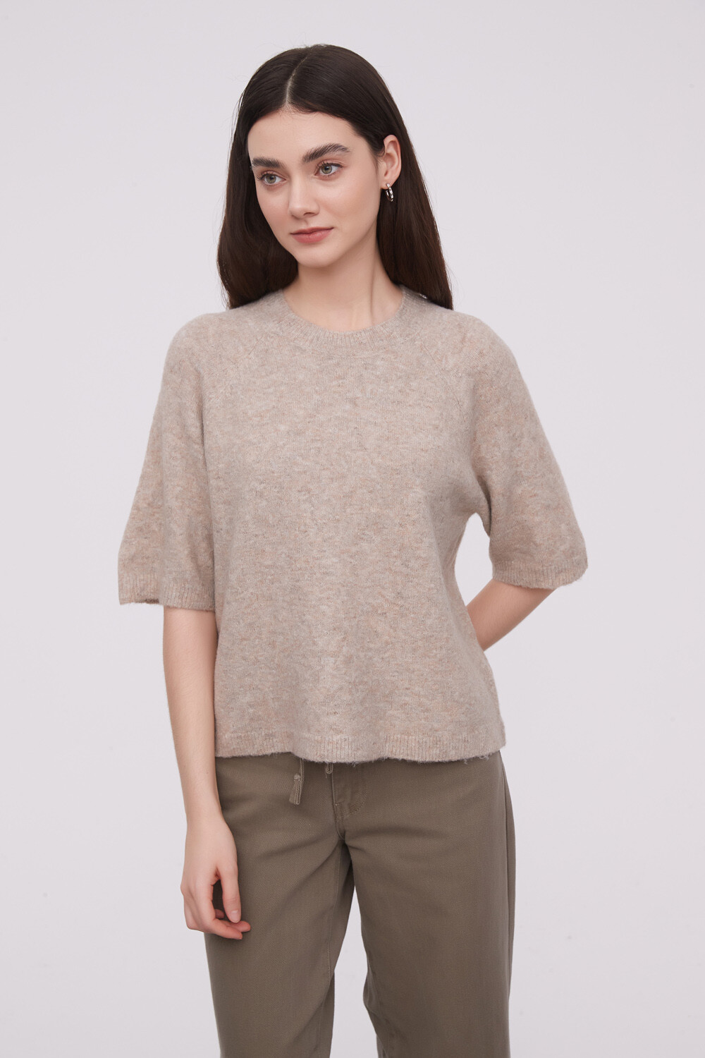 Remera Sagan Gris Claro