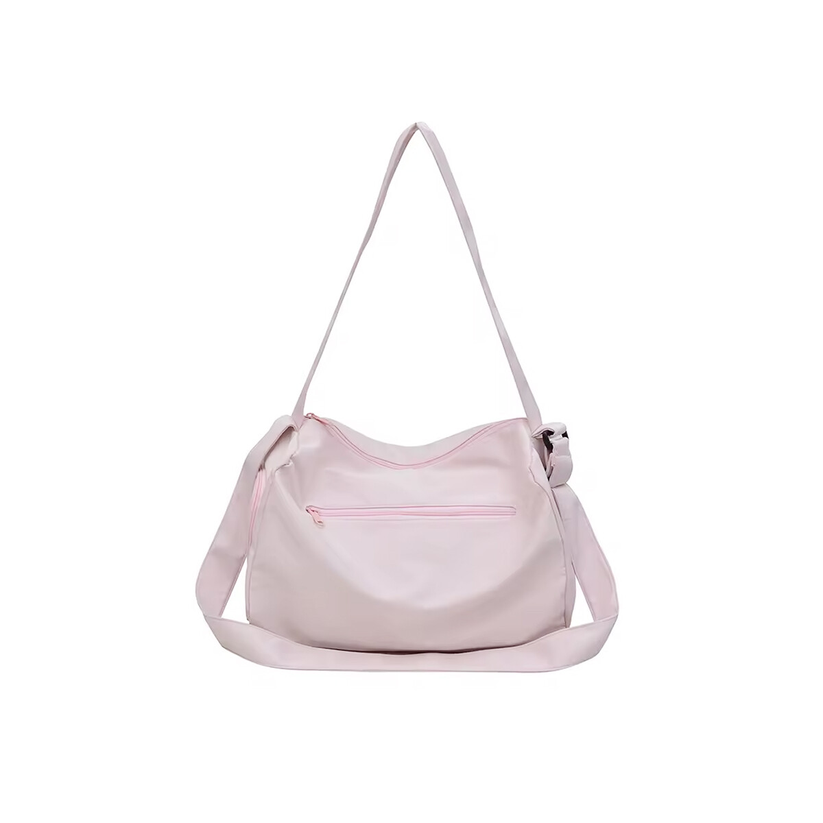 Bolso de viaje grande con bolsillos laterales y frontal – 38x22x23cm - Rosa 