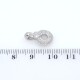 Colgante en oro 18k blanco y brillantes Colgante en oro 18k blanco y brillantes