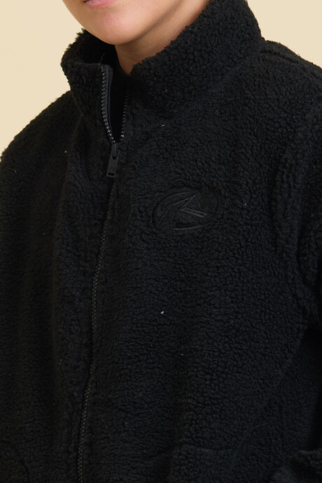 CAMPERA SAYER TEEN ( SHERPA ) RUSTY Negro