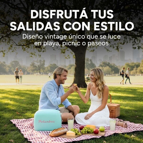 Conservadora Lunchera Térmica Pop 6L Polarbox Con 2 Tuppers Color Verde