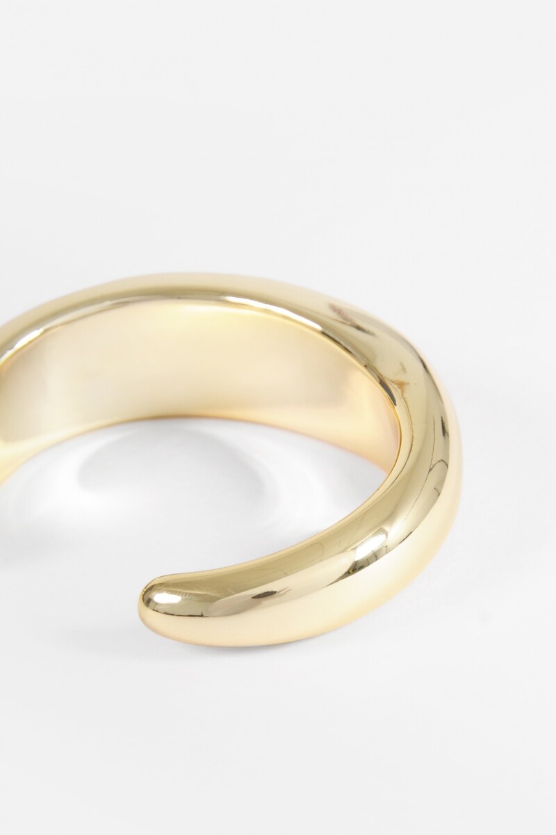 Pulsera cuff bold dorado