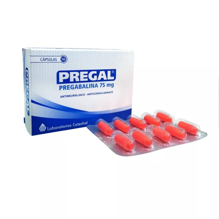 PREGAL 75 MG. CJ X 30 CÁPS. única