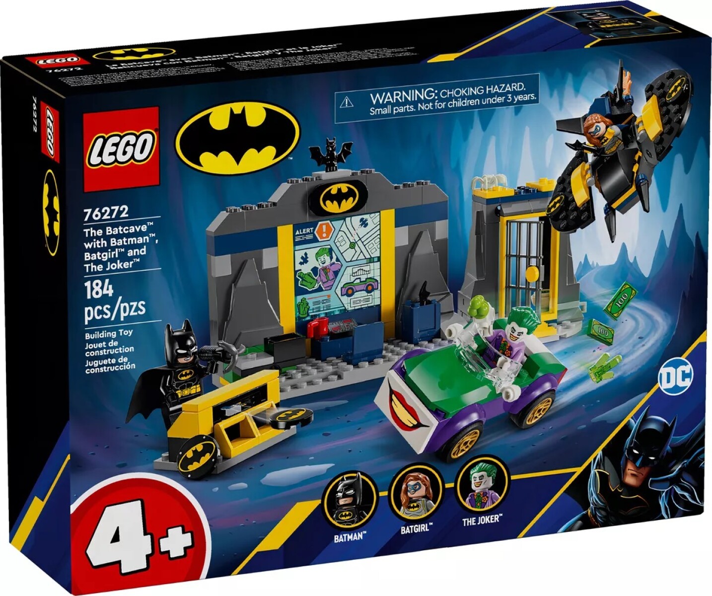 Lego Dc Batman Baticueva Batman, Batgirl Y The Joker 76272 