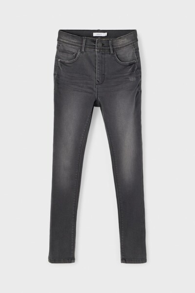 Skinny Fit Jeans Dark Grey Denim