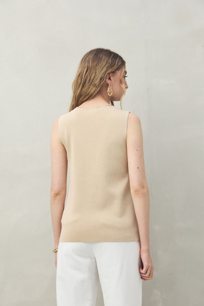 CHALECO SALVA Beige