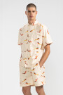 CONVERTIBLE CAMP-COLLAR SHIRT Mermaid Cream