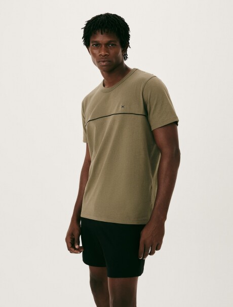 PIJAMA DE ALGODÓN VERDE