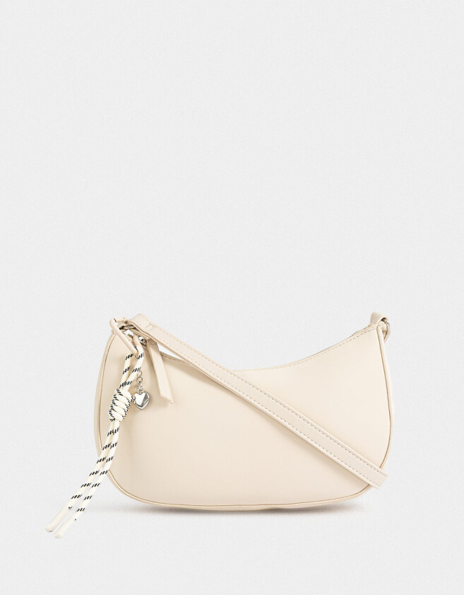 Bandoleras Bandolera Con Charms - Blanco Crudo
