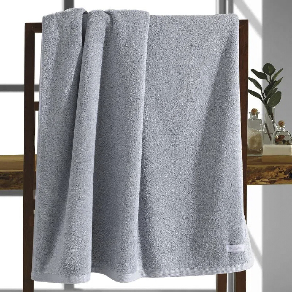 Toalla Social Florencia Dohler 100% Algodón 30 x 50 cm - GRIS CINZA 