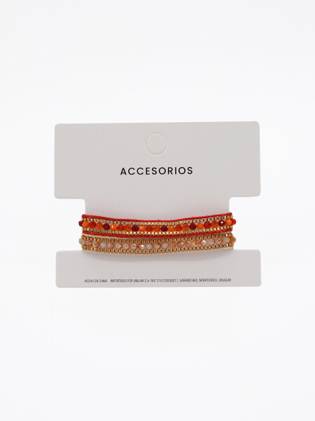 PULSERA BRUNA SET X 2 VARIANTE 1