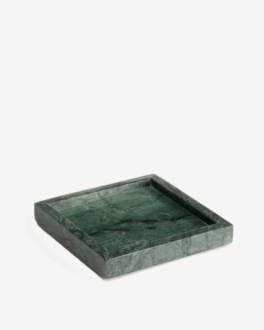Bandeja Serela de mármol verde 18 x 18 cm Bandeja Serela de mármol verde 18 x 18 cm