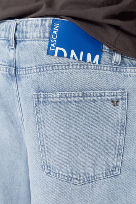 Jean Wide Leg Tamal Azul Medio Jean Wide Leg Tamal Azul Medio