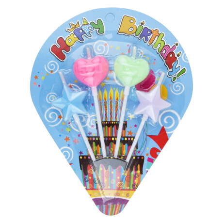 VELA PARA CUMPLEAÑOS X4PCS 25450 VELA PARA CUMPLEAÑOS X4PCS 25450