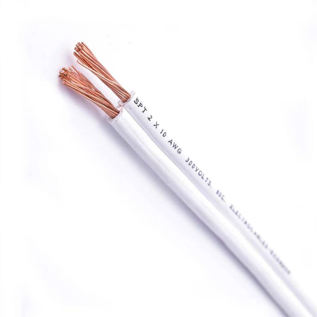 CABLE GEMELO 2X1 (METRO) Blanco
