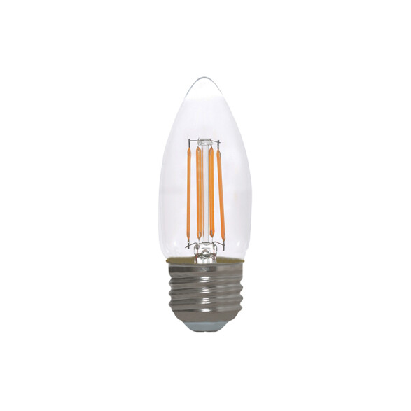 Lámpara LED vela E27 4,5W 470Lm luz cálida IX1884